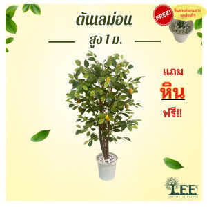 ต้นเลม่อน 1 เมตร Lemon # ต้นไม้ปลอมตกแต่งบ้าน Leeartplants