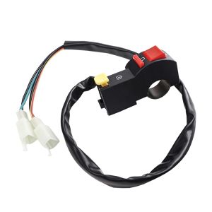 MODERNLUX 2Styles Electric Start Stop On Off Button Plastic Black Kill Starter Switch Push-Button Start Switch Motorcycle Dirt ATV Quad Bike