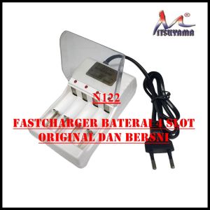 N122 MITSUYAMA MS 04 ORIGINAL CHARGER BATERAI A2 A3 AAA AA ISI MENGISI ULANG DAYA BATERAI BATERE BAT