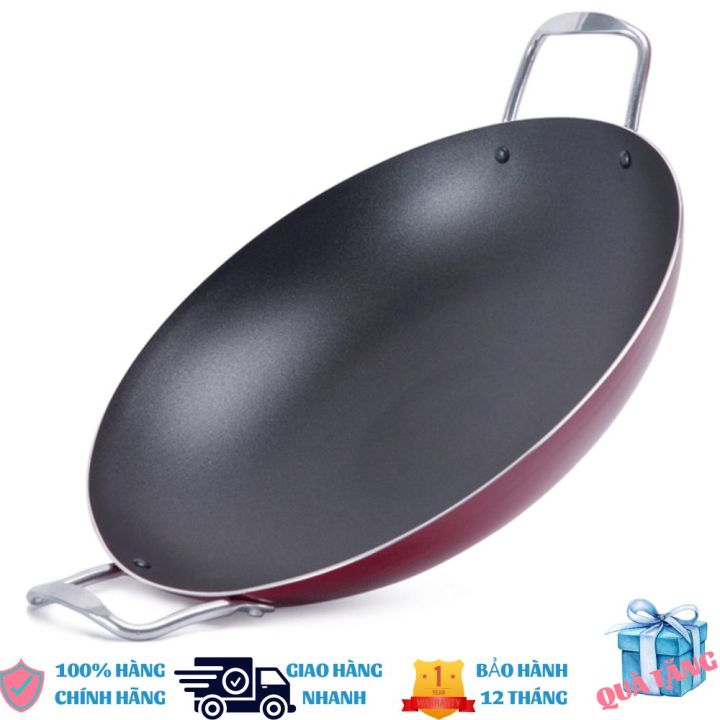[ DÀY + CỨNG ] chảo chống dính 2 quai- Chảo chống dính AKARA Cook size ...