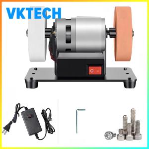Multifunctional Grinding Polishing Machine with 2 Wheels 7 Adjustable Speed for Metal Wood Stone Jewelry Making