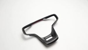 mv1 For Ford Bronco 2021 2022 2023 Carbon Fiber Car Interior Console Steering Wheel Button Frame Cover Sticker Trim Accessories H9M5T