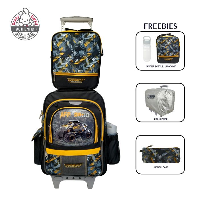 Robby%20Rabbit%20Off%20Road%20Soft%20Trolley%2016-Inch%20(Yellow,%20Black,%20Truck)%20-%20Image%202