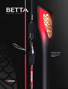 JORAN IROLY BETTA ULTRA LIGHT SPINNING & BAITCASTING HOLLOW CARBON REMASTERED FULL FUJI 198 210 cm