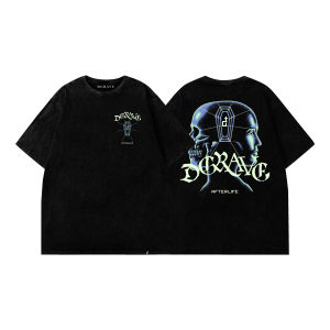 DGRAVE CREATIONS AFTER LIFE ACID WASHED T-SHIRT