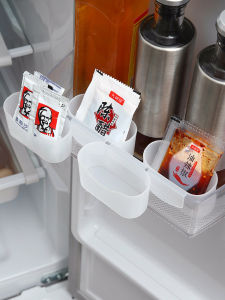 CNMF 2 Hộp Đựng Đồ Đặc Biệt Mới Để Đựng Gia Vị Tủ Lạnh Kẹp Khoảng Cách Gia Vị Hộp Đựng Đồ Treo Túi Đựng Nước Sốt Giấm Cho Nhà Bếp Nhỏ Giá Đựng Mù Tạt