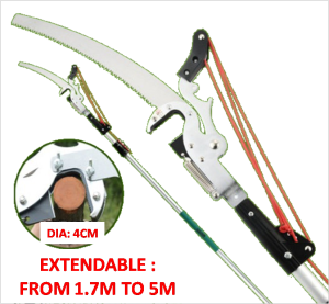 5M 5.5M PANYI EXTENSION PRUNE SAW RAMBUTAN CUTTER PRUNING CUTTERS BRANCHES CUTTING RAMBUTAN CUTTER POTONG POKOK RANTING