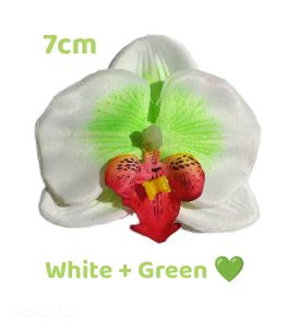 Artificial orchid flower head  making brooch fake Phalaenopsis Bloom arrangement