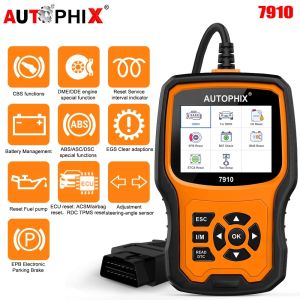 Autophix 7910 OBD2สแกนเนอร์สำหรับ BMW/MINI/ม้วน Royce Full ระบบน้ำมัน SAS TPS DPF BMS SRS EPB ABS รีเซ็ตการวินิจฉัยตรวจสอบเครื่องยนต์ ODB 2รถยนต์เครื่องมือสแกน