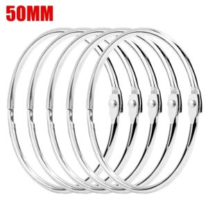 Metal Loose Leaf Binder Ring Book Binder Ring Clip for Index Card 38/50mm Book Hoops Opening Office Binding Supplies Photo Album
