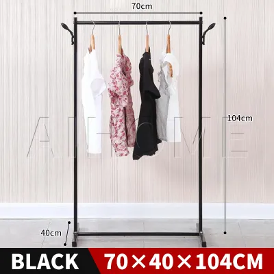 Single Pole Garment Rack Single Pole Clothes Hanging Rack Rak Pakaian Gantung Baju Cloth Clothes RackHanging Organizer 挂衣架