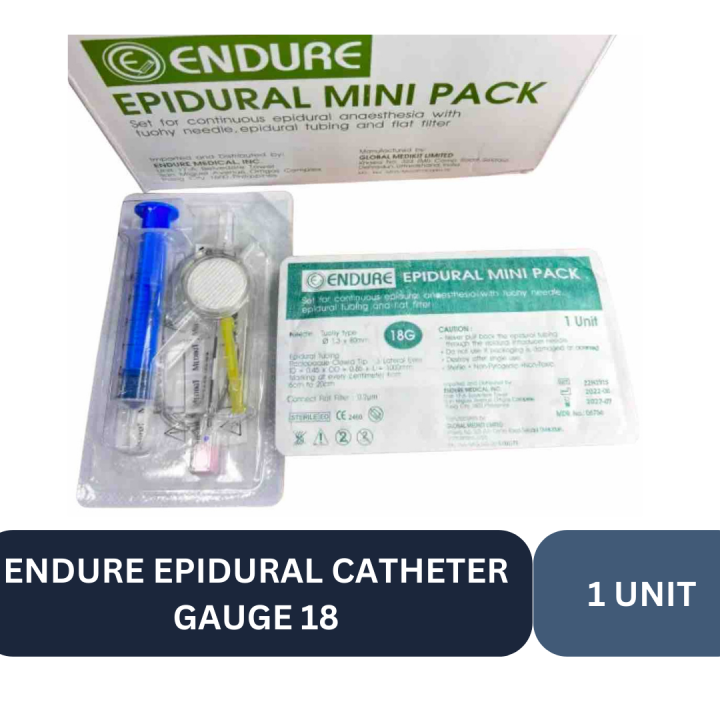 Epidural Catheter Set G18 Endure 1 unit Lazada PH