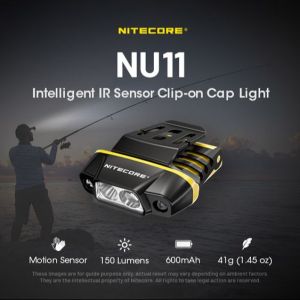 Đèn Pin NITECORE NU11 Độ Sáng 150Lume Chế Độ sáng Trắng Và Đỏ Chiếu Xa 50m Pin Khoẻ Có Cảm Biến Không Chạm Kháng Nước Tố