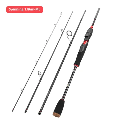 Kastking Brutus 3/4/5/6 Phần cần câu cá Carbon Quay cần câu thanh đúc cần du lịch Cho Lure Câu Cá