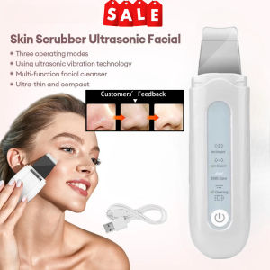 KONKA Ultrasonic EMS Face Massager with Gua Sha for Blackhead & Whitehead Removal 美容仪 Electric Facial Skin Scrubber Gentle Ultrasonic Blackhead Remover Facial Care Tool