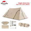 Naturehike Cloud Desk M Twin Tower Shelter Outdoor Camping Tent Tarp Portable Waterproof Windproof with Projector Screen 4 Poles Canopy Awning Camp Glamping Shelter Nature Hike. 