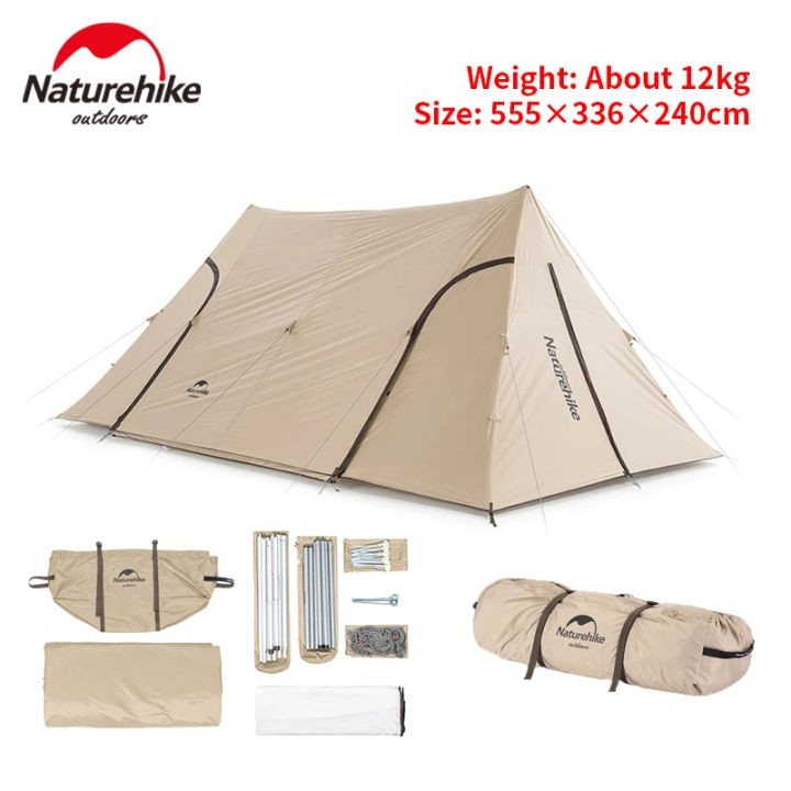 Naturehike%20Cloud%20Desk%20M%20Twin%20Tower%20Shelter%20Outdoor%20Camping%20Tent%20Tarp%20Portable%20Waterproof%20Windproof%20with%20Projector%20Screen%204%20Poles%20Canopy%20Awning%20Camp%20Glamping%20Shelter%20Nature%20Hike%20-%20Image%206