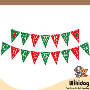 Christmas Pet Party Decoration Banner Kit for Dogs Cats Holiday Celebration