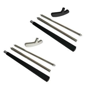 3-phần có thể gập lại Golf Putter đúng/thuận tay trái golfer du lịch nhỏ gọn Putter trẻ em Golf Putter hai chiều có thể thu vào