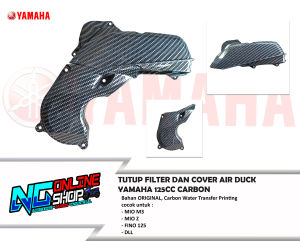 TUTUP FILTER DAN KEONGAN YAMAHA MIO M3 FINO 125 MIO Z MIO S XTRIDE125 CARBON