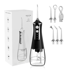Xiaomi ทันตกรรม I Rrigator ปาก Flosser น้ำเลือกสำหรับทำความสะอาดฟันด้ายปากซักผ้า Hine 5หัวฉีด300มิลลิลิตรไหมขัดฟันเจ็ท