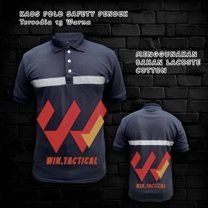 KAOS POLO SHIRT / KERAH POLO SAFETY PENDEK / Kaos Berkerah Pria / Kaos Polos Safety