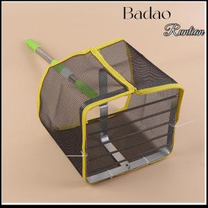 Badao ที่จับปิงปองทรงสี่เหลี่ยมปรับมุมได้180องศาแบบพกพาอุปกรณ์เก็บลูกบอลทำจากสเตนเลสสตีลยืดหดได้