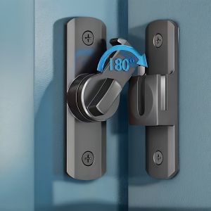 1pc Heavy-Duty Security Anti-Theft Door Lock Handle Commercial/Residential Grade Safety Pin Lock Anti-Theft Locking MechanismReinforced Durable Structure Suitable Home Security Upgrade Modern Door Lock Compatible Enhanced Door Safety