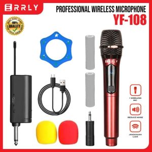 Microphone Mikrofon Karaoke Wireless Mic karaoke Bluetoooth YF 108S DOUBEL ------YF 108 SINGLE