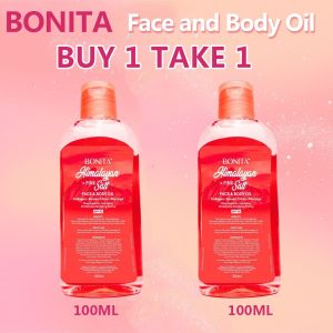 【BUY 1 TAKE 2】Bonita Himalayan Pink Salt Face and Body Oil with SPF 30 Korean Citron Collagen Moringa | Organic  Bonita Organic Himalayan Pink Salt & Korean Citron Face & Body Oil with SPF 30 Collagen