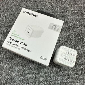 Củ Sạc Nhanh 45W Mophie Speedport Công Nghệ GaN Cổng USB-C Nhỏ Chân Sạc Gập Gọn 40W Cho Smartphone Máy Tính