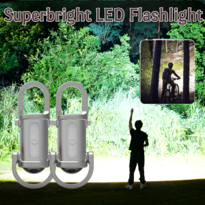 Keychain Flashlight Waterproof Mini LED Mini Light Adjustable USB Rechargeable Portable Camping Hiking Flashlights