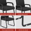 OTA-Office Chair Black Ergonomic Kerusi Pejabat/Study Chair/Office Chair/Mesh Office Chair/Household Arcuate Meet Staff Chair 办公椅. 