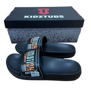 KIDZTUBS Sandal Anak Laki Laki Karet Slipper Slide Selop Slipon Jepit Karakter Warna Hitam Usia 6-10 Tahun 1319101224