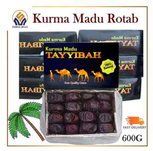 KURMA MADU TAYYIBAH / 100% NATURAL BEST QUALITY / 600GM. samaa maju