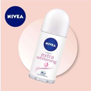 NIVEA Deodorant Extra Whitening Roll On - 25 ml & 50 ml