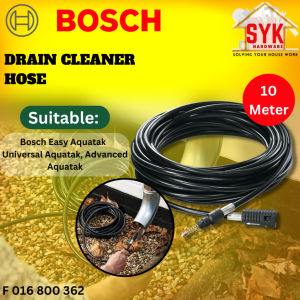 SYK Bosch Drain Cleaner Hose High Pressure Cleaning Hose Aquatak Accessories Water Jet Hose 10 Meter F 016 800 362