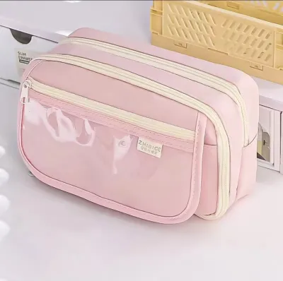 TEMPAT PENSIL KOREA MULTI SEKAT UKURAN JUMBO