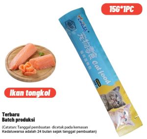 Makanan Kucing Snack Hewan Peliharaan Cat Strip Kucing Besar Snack Pengemukan Kucing Pelengkapa Hewan Peliharaan 15g