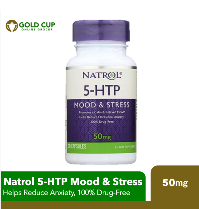 Natrol 5HTP 50mg for Mood & Stress Lazada PH