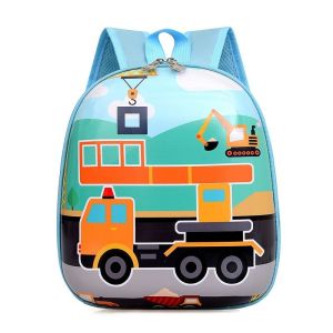 Tas Ransel Backpack Anak Paud TK Laki-Laki Perempuan Hardcase Tahan Air Model Kendaraan
