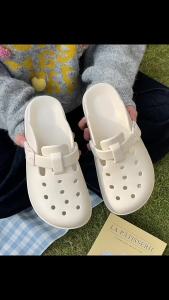 EVA Closed-Toe Slip-On Sandals For Women 2025 New Model Thick-Soled Lazy Slip-On EVA Sandals