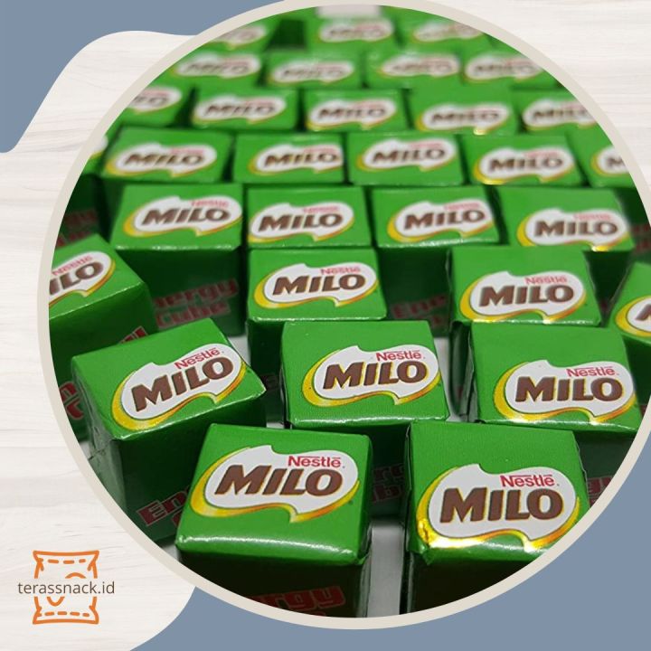 Mini Milo Box MILO CUBES ISI 100 pcs / Permen Milo / Milo Coklat / Milo Kotak / Milo ...