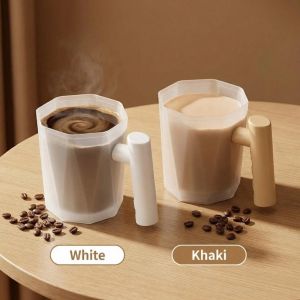400ML Magnetic Stirring Mug Temp Display Rechargeable Stirring Mug Coffee Milk Cup for Home Office