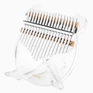 17 Keys Crystal Kalimba Bear Acrylic Thumb Piano Acoustic Finger Piano Music Instrument