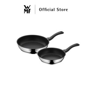 WMF Frying Pan Set 2pcs 20+28cm Non-Stick Coating TransTherm® Universal Base & Cromargan® Stainless Steel 0733726299