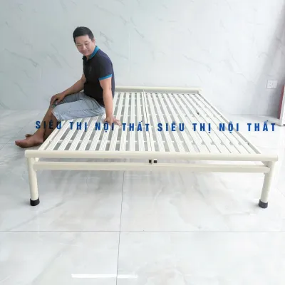 GIƯỜNG SẮT PALLET TRÒN KIỂU MỚI 1M8X2M - GIÁ SIÊU RẺ- GIAO HÀNG NHANH CHÓNG HCM