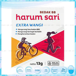 BEDAK BB HARUM SARI ISI 10 SACHET x 13 GRAM AIR MANCUR MENGHARUMKAN BADAN KETIAK