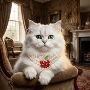 U85IS1 Adjustable Pet Pearl Necklace Bling Elegant Pet Simulated Pearl Collar Pet Puppy Jewelry Double Layer Bead Chain Cat Princess Collars Party