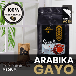 Kopi Arabika Gayo Aceh Specialty Fullwash Medium Roast – Clean Lembut & Aromatik 1kg